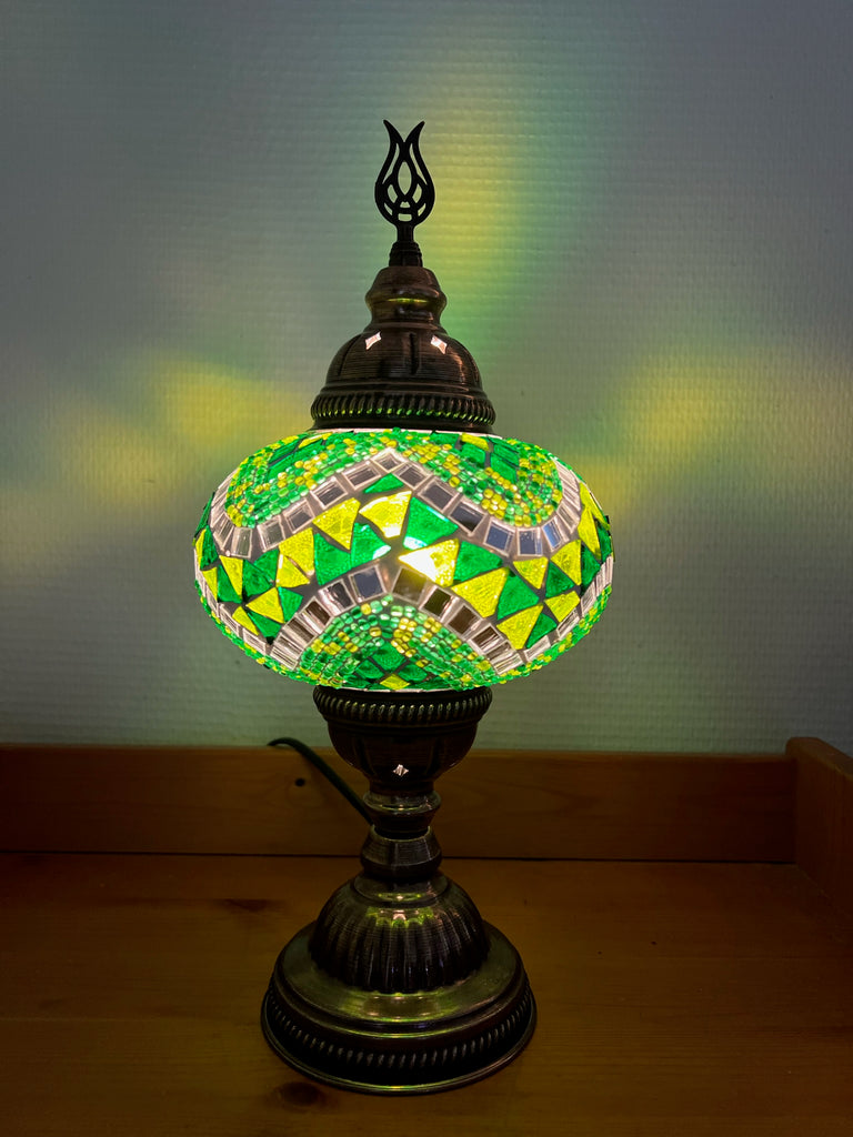 large mosaic lamp