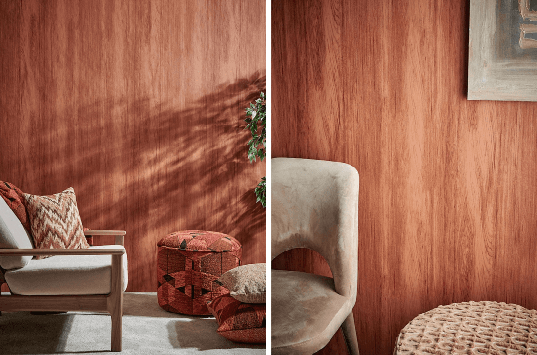 Tapeta s efektom dreva značky Zoom by Masureel | Wood Terra