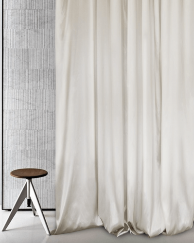 Luxusná záclona do spálne z kvalitného materiálu v krémovej farbe značky Castello del Barro