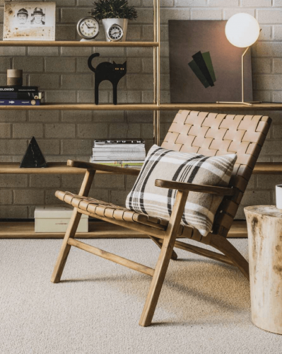 Moderný a luxusný koberec v krémovej farbe značky Creatuft