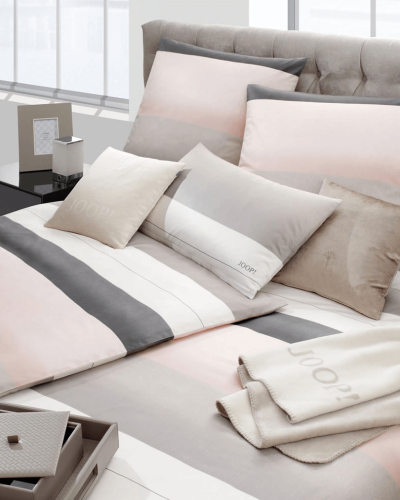 Príjemné a kvalitné moderné svetlé postelné prádlo do spálne značky Joop!