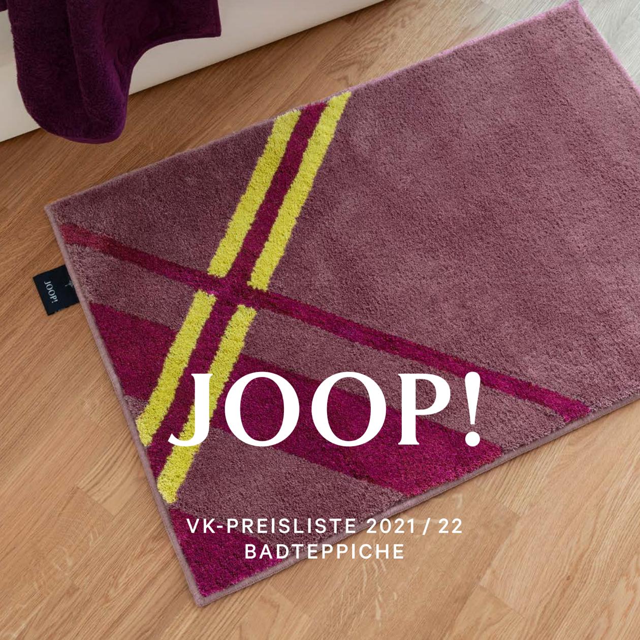 Katalóg produktov do kúpeľne značky Joop!