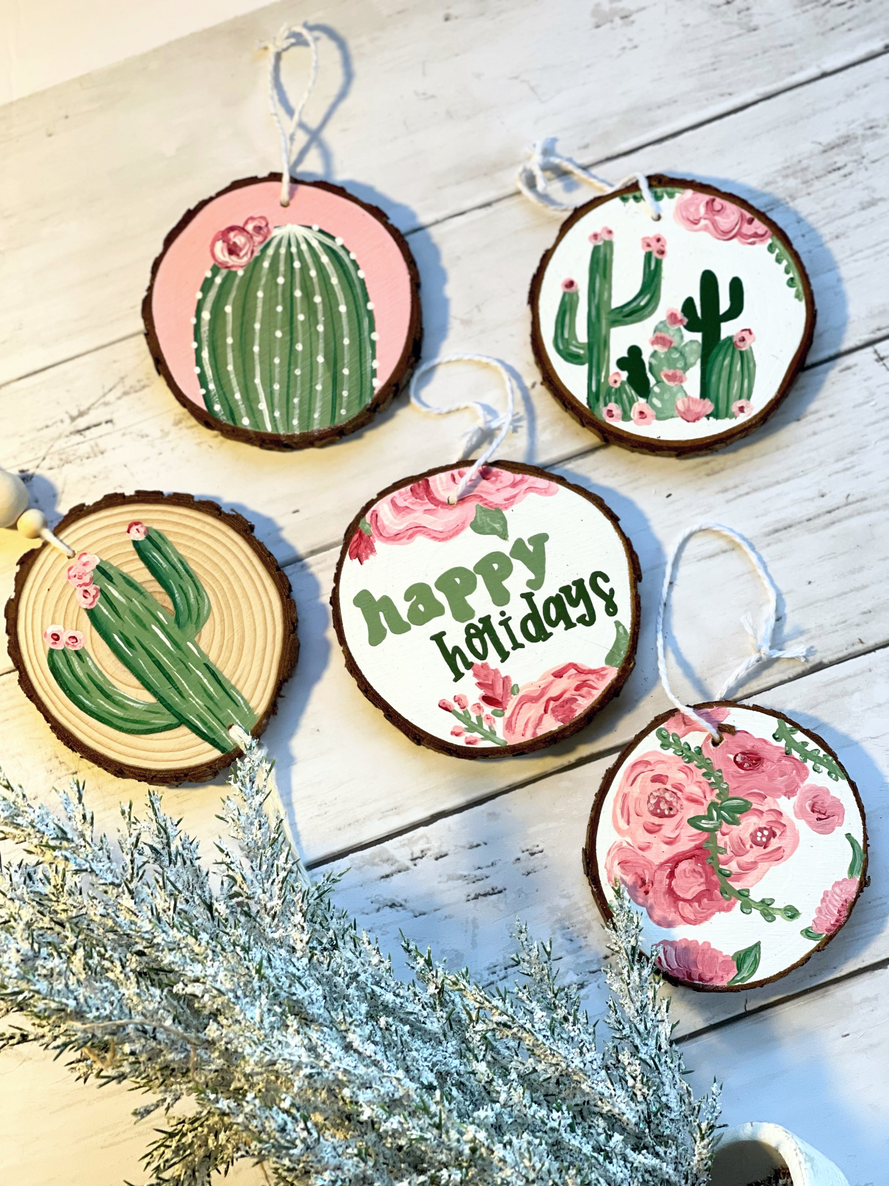 Cactus Ornament Set (PRE-ORDER)