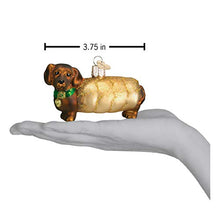 Load image into Gallery viewer, Old World Christmas Collection Glass Blown Ornaments for Christmas Tree Wiener Dog
