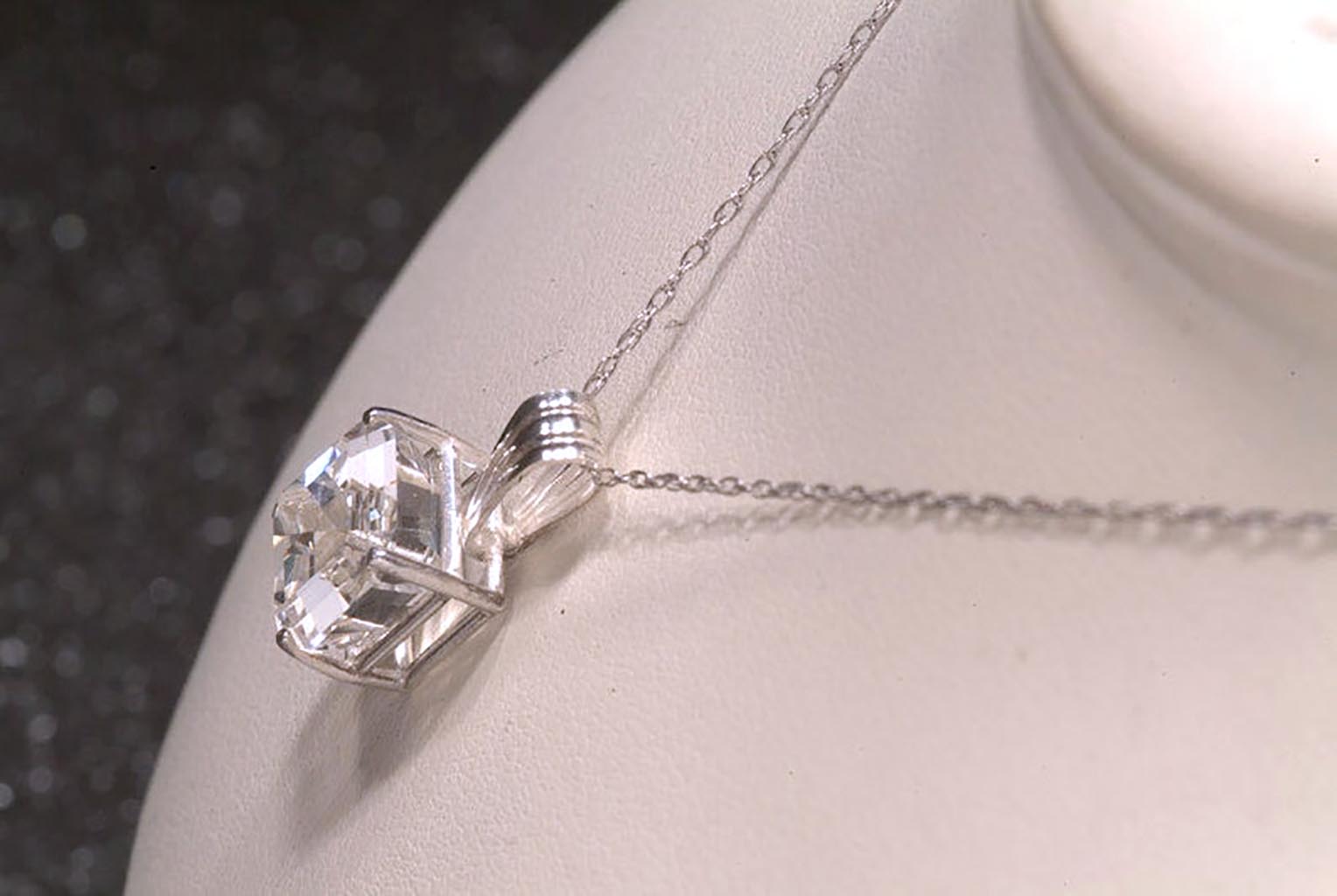 white topaz necklace