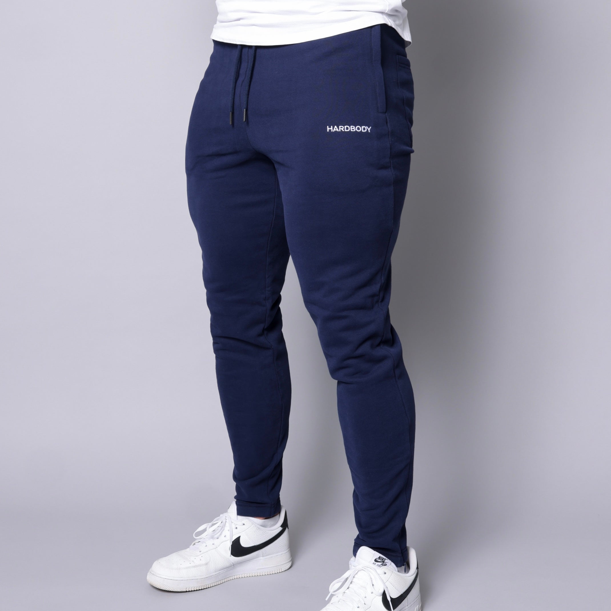 Madame White Elasticated Cotton Joggers, Buy COLOR White Jogger Online for