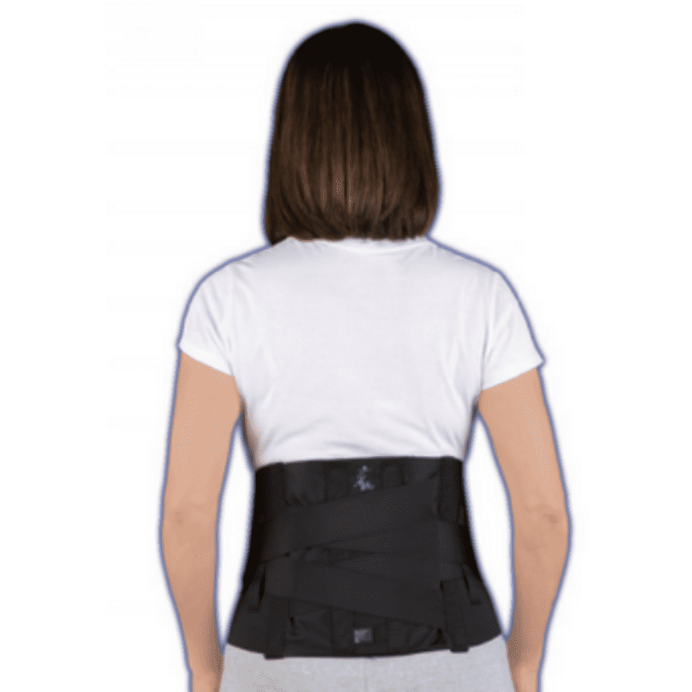MUELLER Sports Medicine Adjustable Back Support, Back Belt, For Men and  Women, Black, One Size, 1 Pack