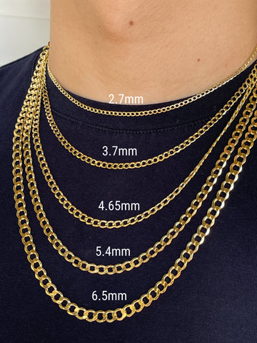 Thin Curb Chain Necklace