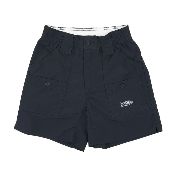 AFTCO-Youth Original Fishing Short- Black