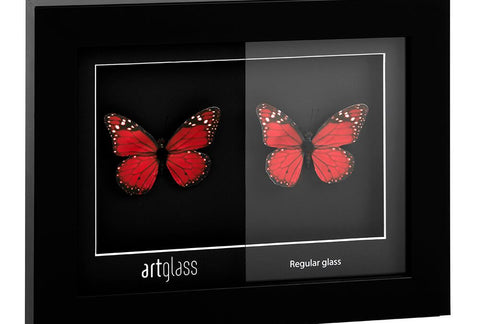 Art glass comparison against normal glass