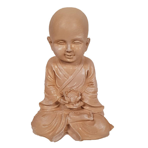 3 ft Buddha Statue (Ashirwad) for Home and garden decor ( Golden & White)