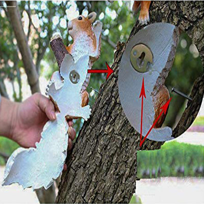 climbing squirrel tree decor