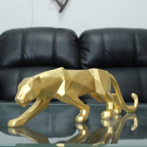 Cheetah (Gold) - Garden Ornament - Statues and Ornaments - Dubai