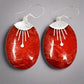 925 Silver Coral Earrings - hightectrading.com