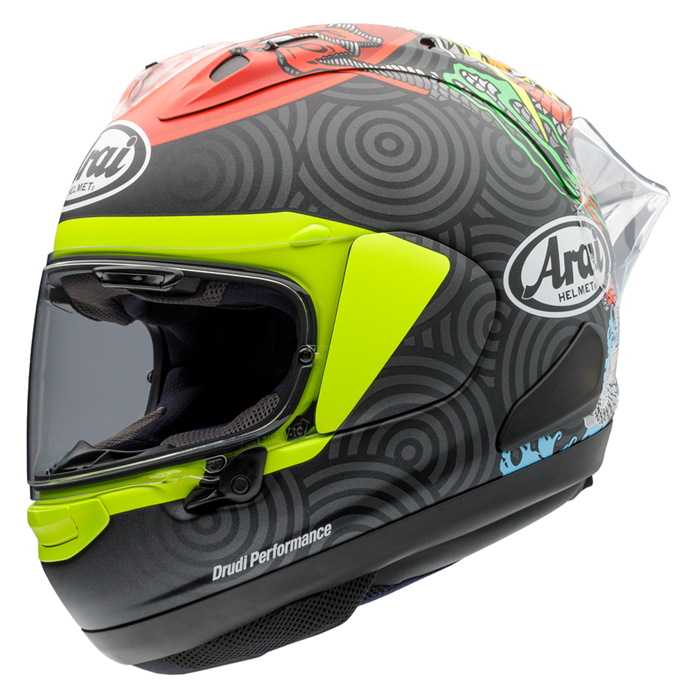 changing visor on arai helmet