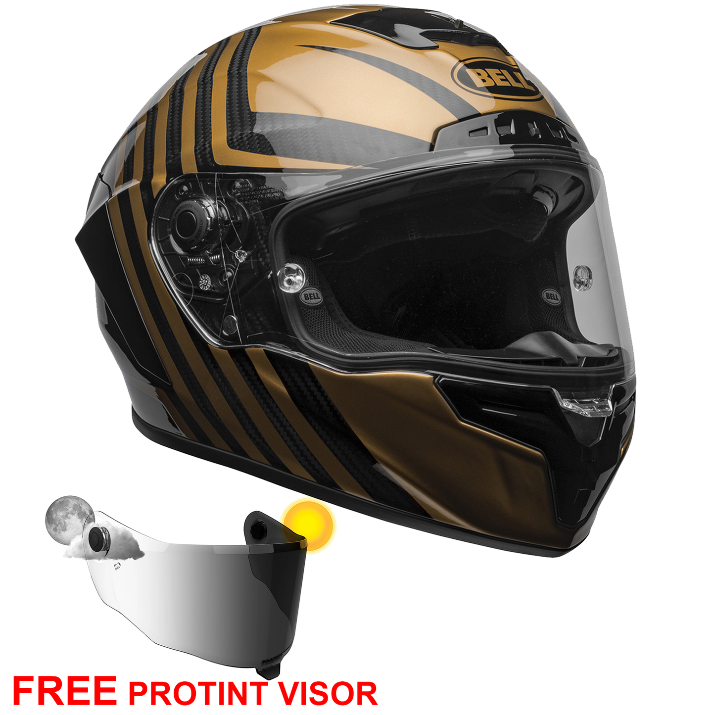 bell race star protint visor