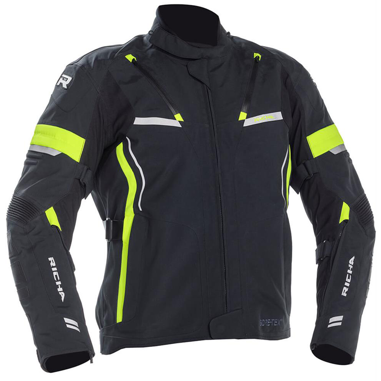 Richa Arc Gore-Tex Textile Jacket - Black/Flo#N# – Gear Change Online