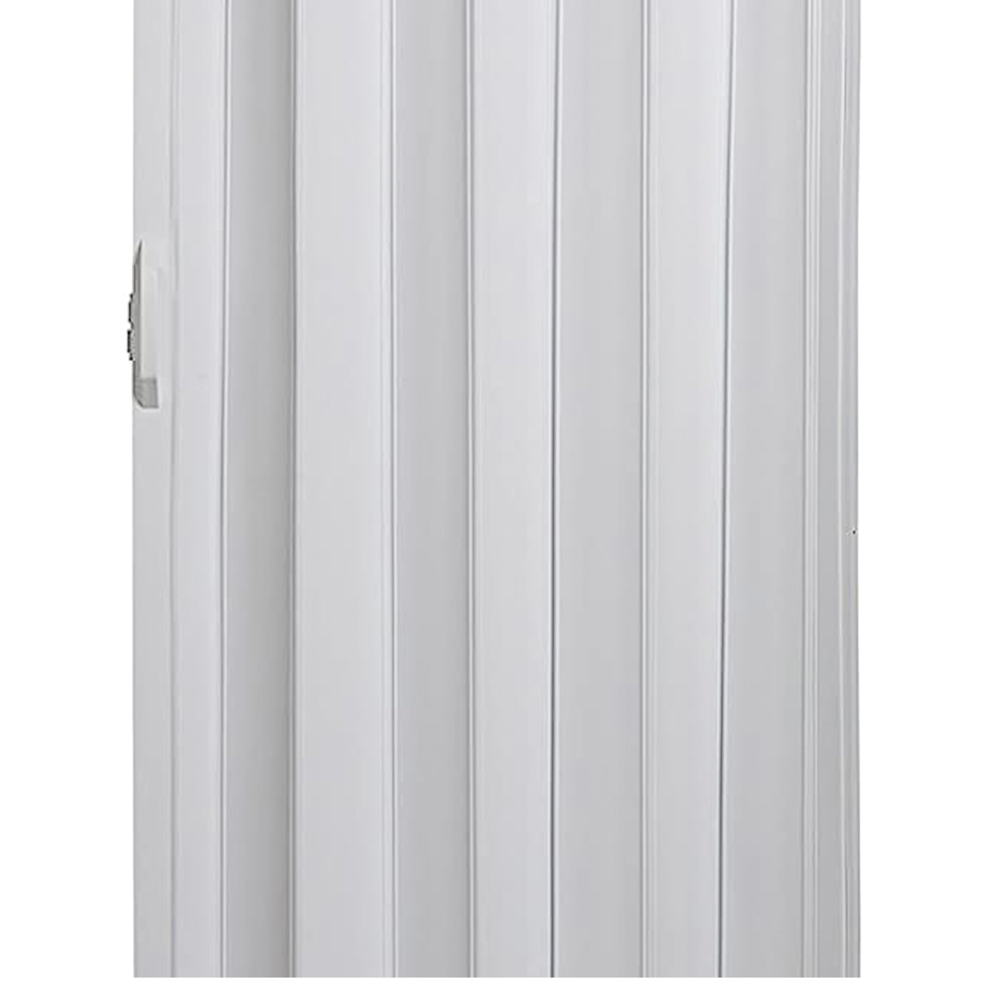 LTL Home Products Via 36"x80" Vinyl PVC Hinged Single Folding Door, White (Used) - Image 7
