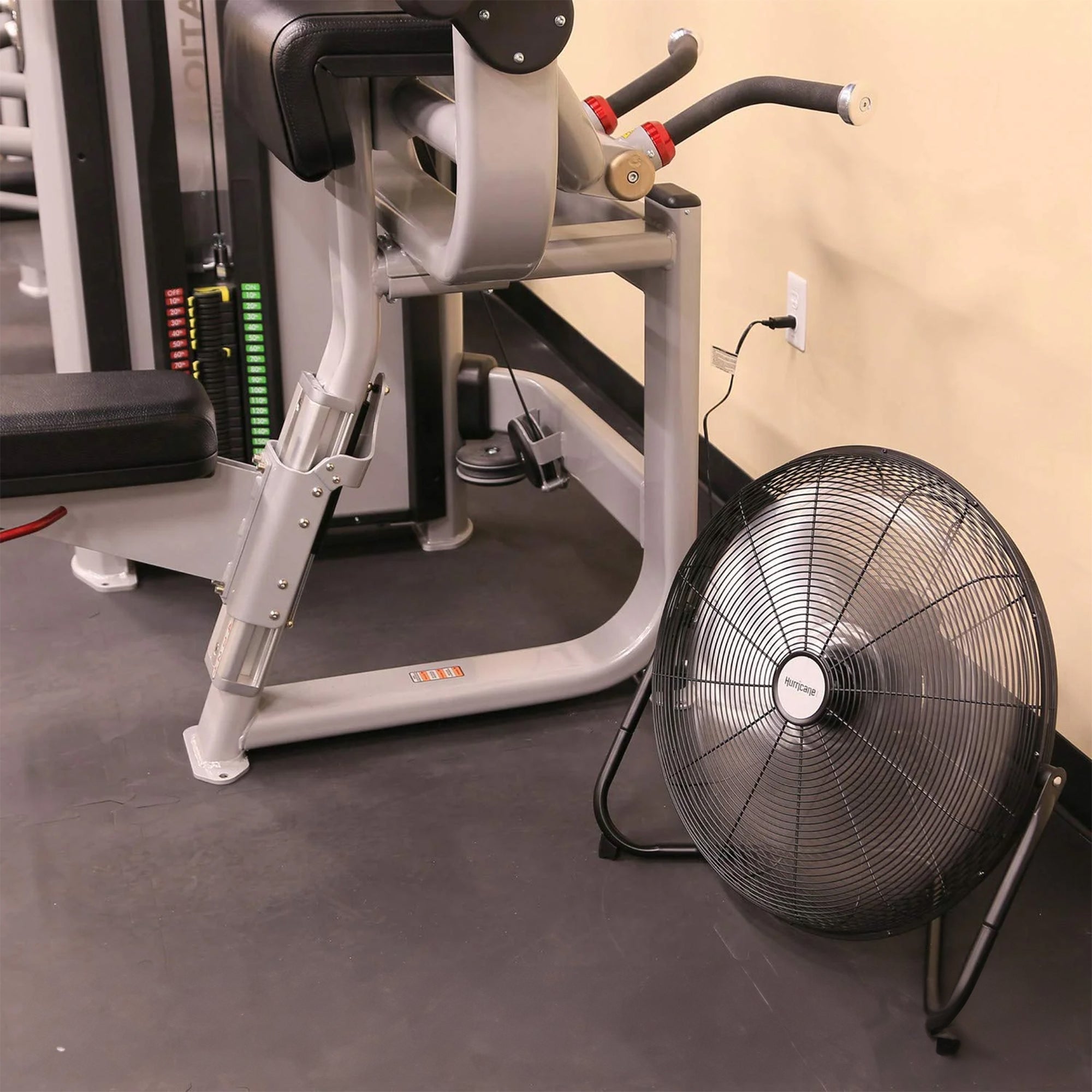 Hurricane Pro Series 20" High Velocity Heavy Duty Metal Orbital Floor Fan, Black - Image 4