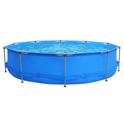 Round 12 Ft Wide 30 In Tall 1,617 Gal Easy Assembly Swimming Pool (Open Box)