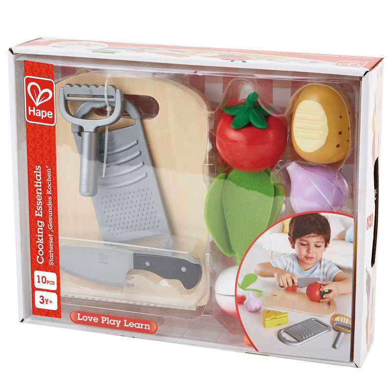 Hape Cooking Kids Wooden Pretend Kitchen Play Food & Accessories Set (Open Box)