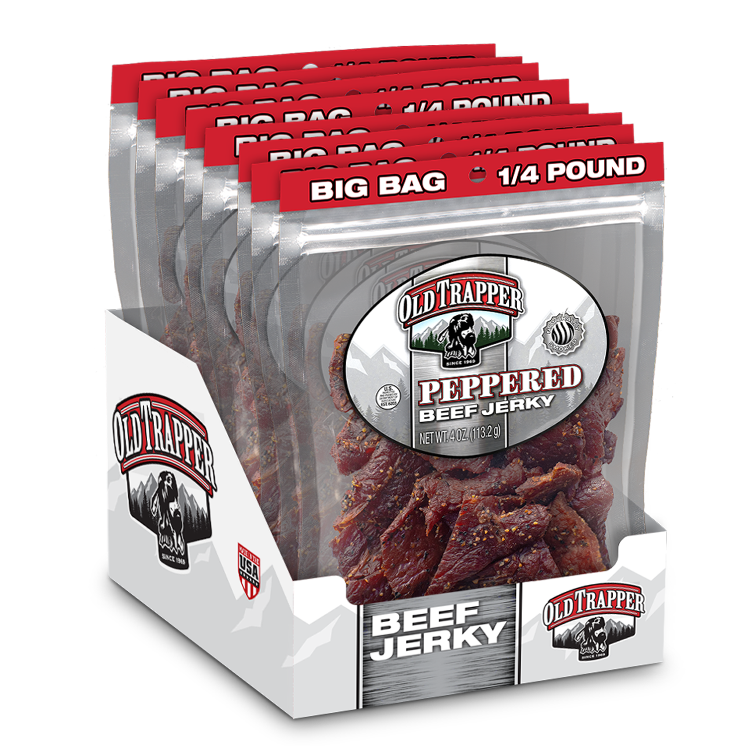 Old Trapper Beef Jerky, Old Fashioned, 10 oz