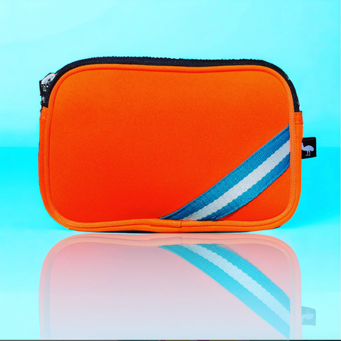 “Great cross body Fun and practical bag, love it.”  With bags of room, our compact wonder’s a gem. Expanding around what’s popped inside, it boasts: 3 x zip compartments Waterproof lining Is machine washable Comes with extendable cross body strap + has the option of an additional clutch strap