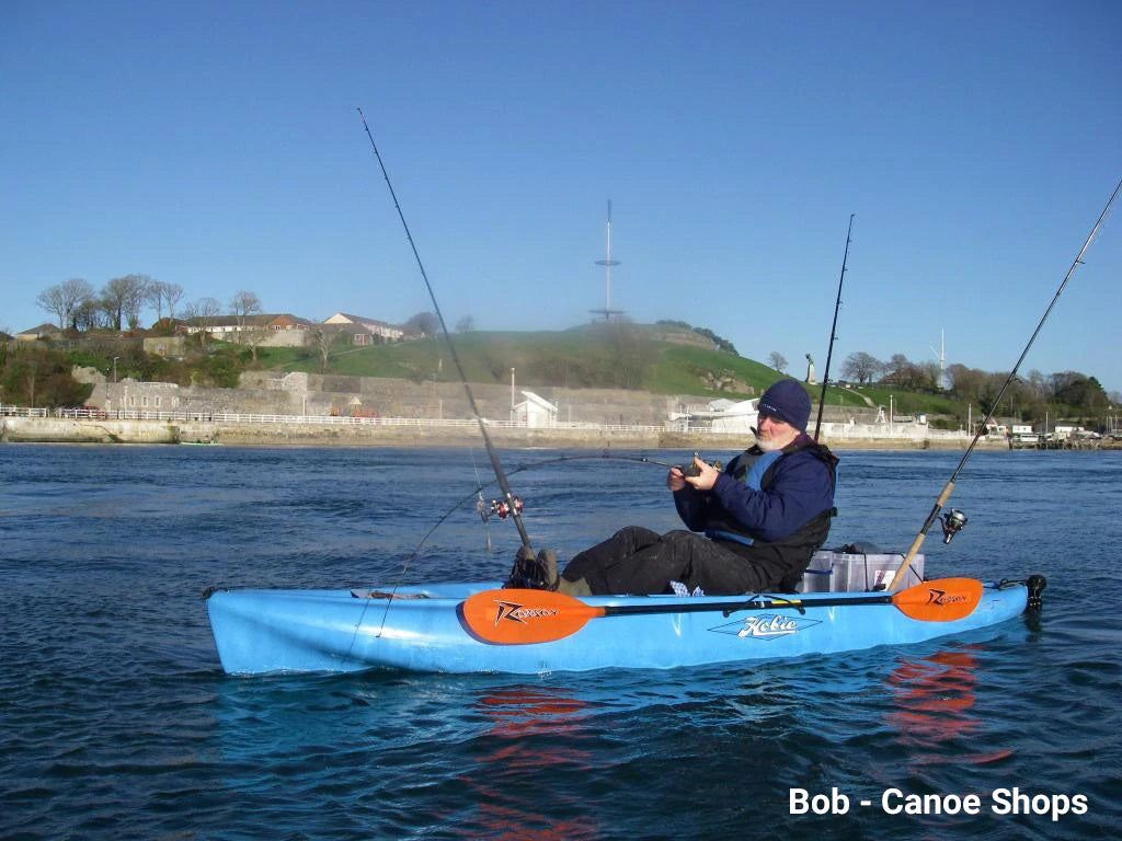 Bob - Canoes Shops MD - Fishing from a Hobie Outback in Plymouth Sound