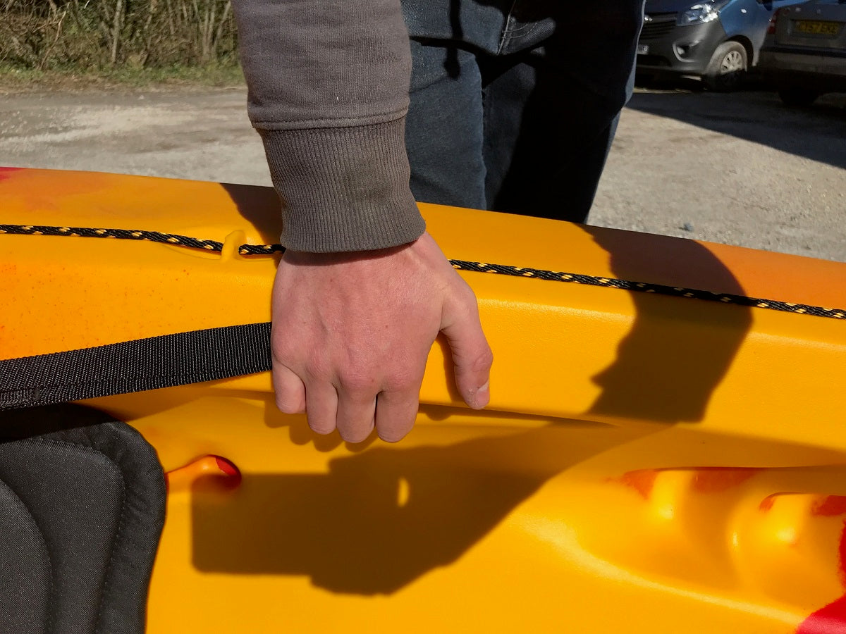 Side Grab Points on the Roamer 1 Kayak