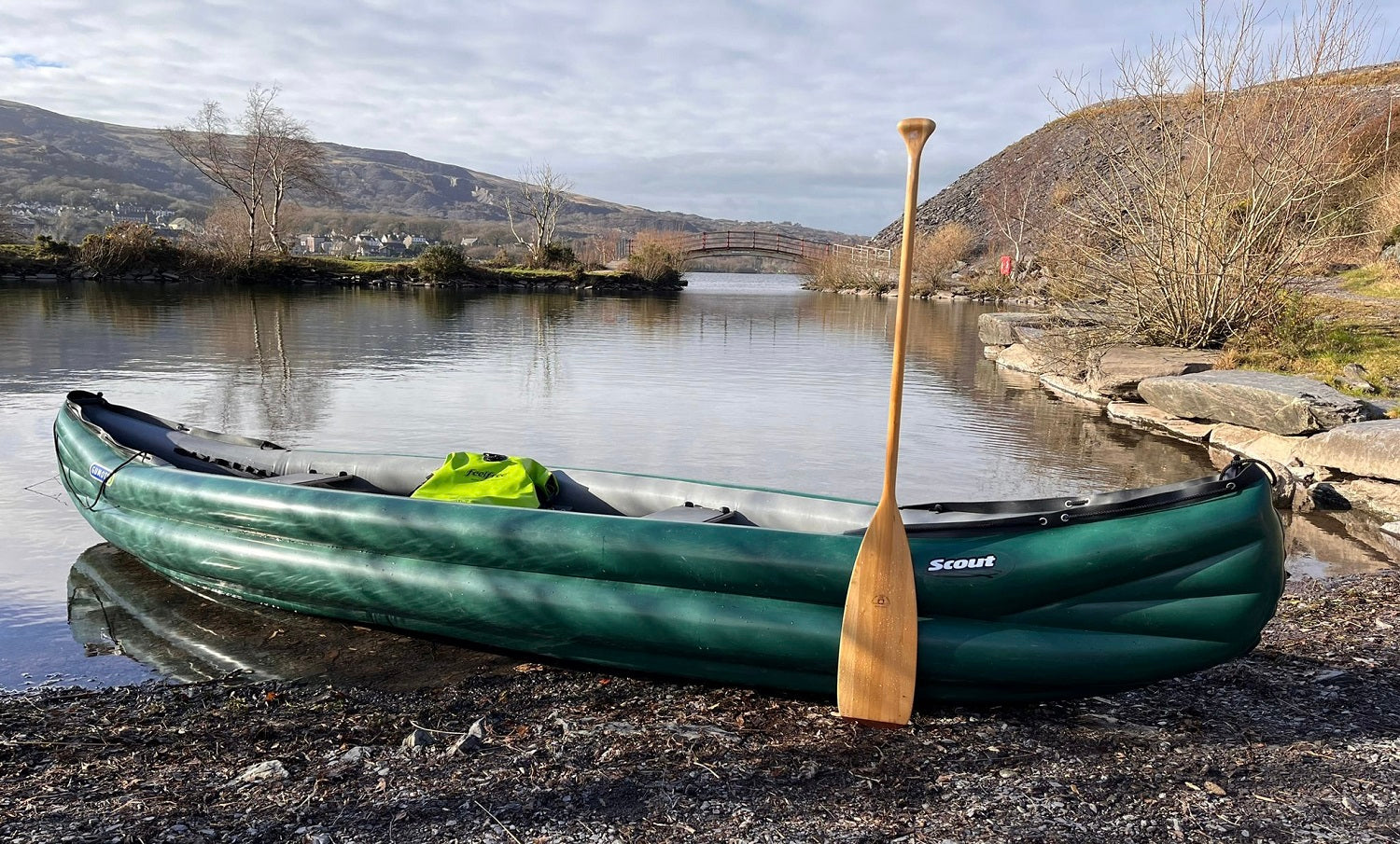 Gumotex Scout Inflatable Canoe ready for a paddling adventure