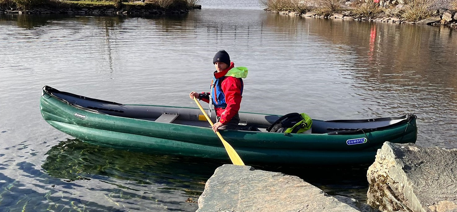 Scout from Gumotex - Inflatable Canoe on the water