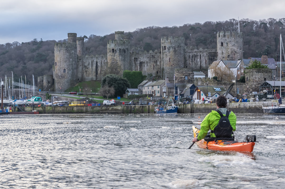 Riot Brittany 16.5 Sea Kayak Paddling at Conwy, Wales