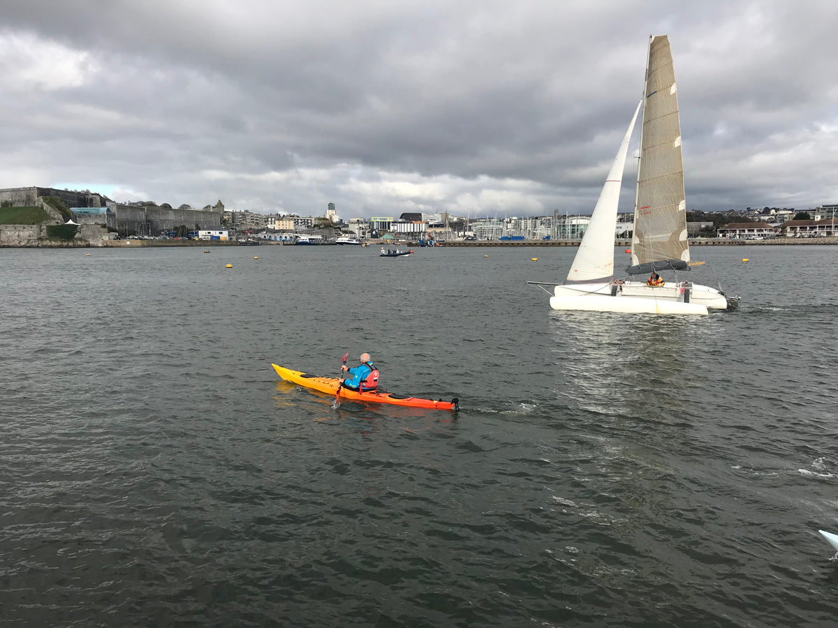 Riot Brittany Sea Kayak in Plymouth Sound