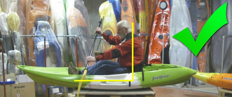 Paddling Posture - Sit On Tops - Keeping Upright or Leaning Very Slightly Forwards is Good