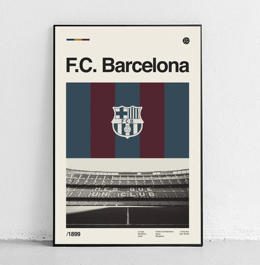 Real Madrid CF poster - la liga - fifa - Ronaldo – Sandgrain Studio