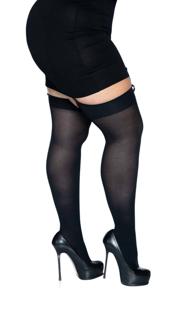 Adeline Lace Top Fishnet Stockings