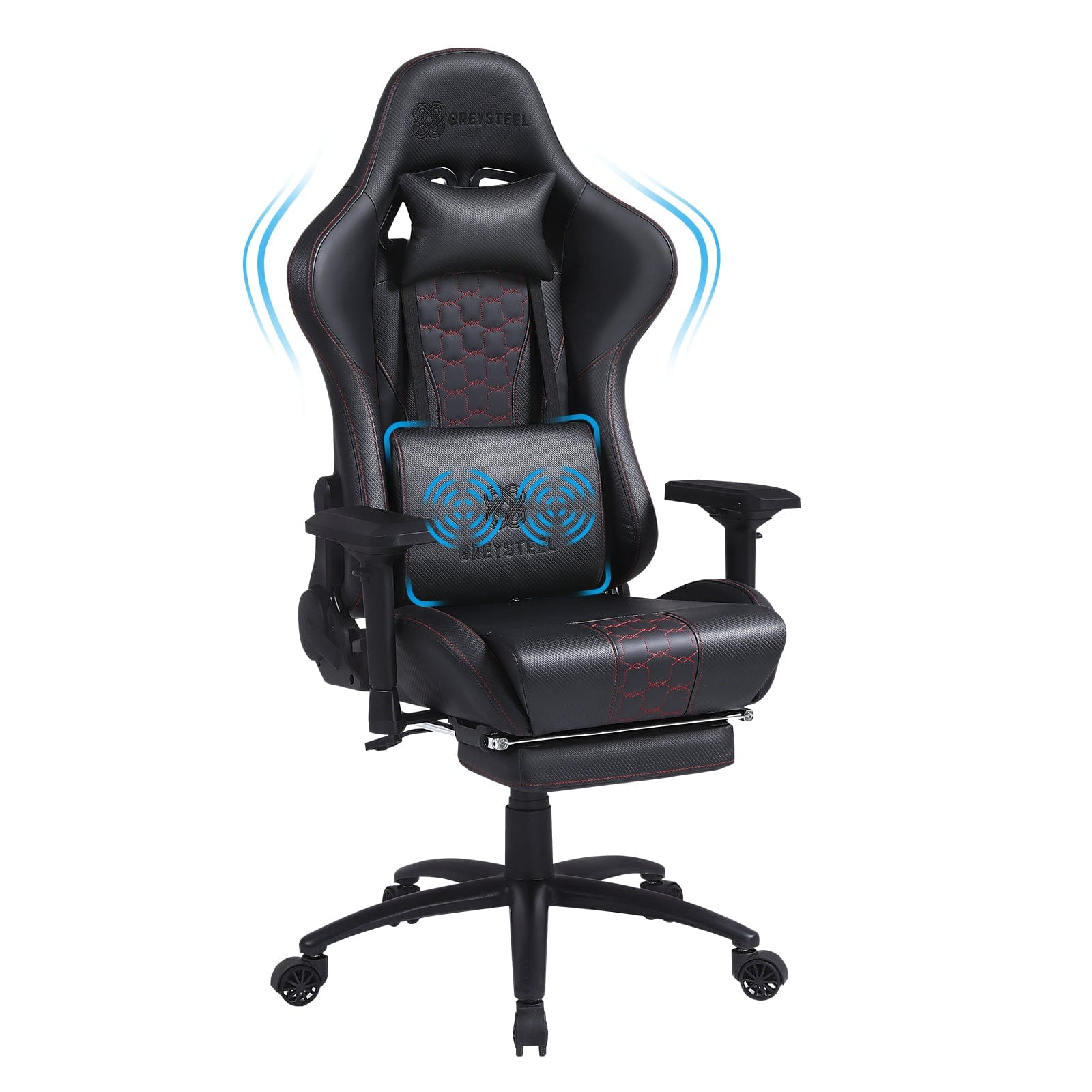 Greysteel Gaming Chair Black, Brown, Grey - Greysteel Gaming product image