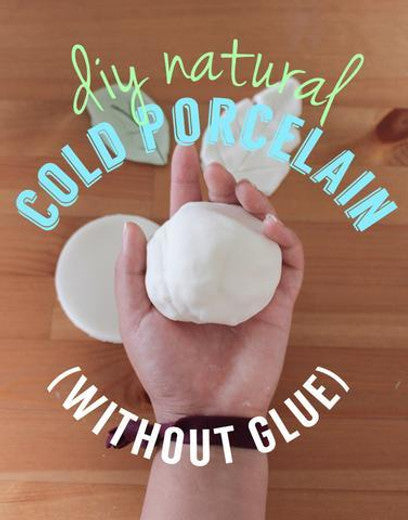 DIY Natural Cold Porcelain Clay (without Glue!)