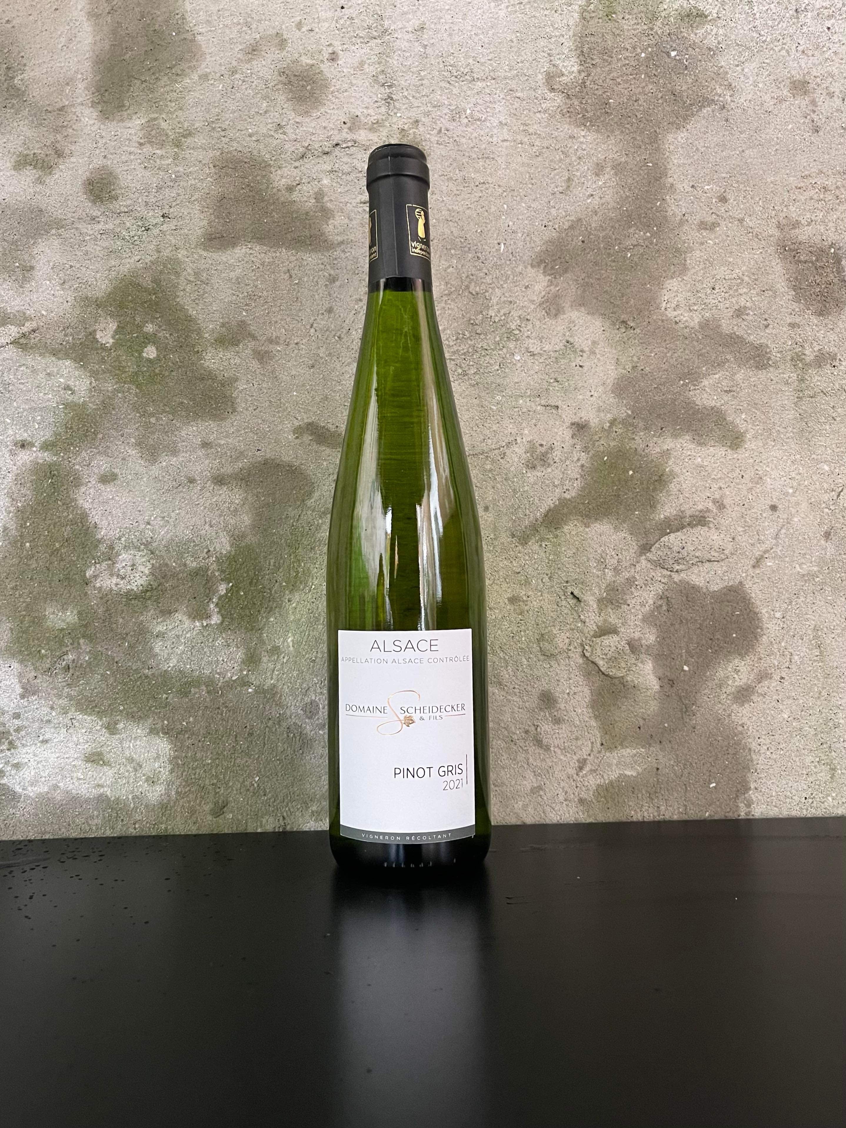 Brug Pinot Gris 2021 - Hvidvin fra Scheidecker & Fils, Alsace til en forbedret oplevelse