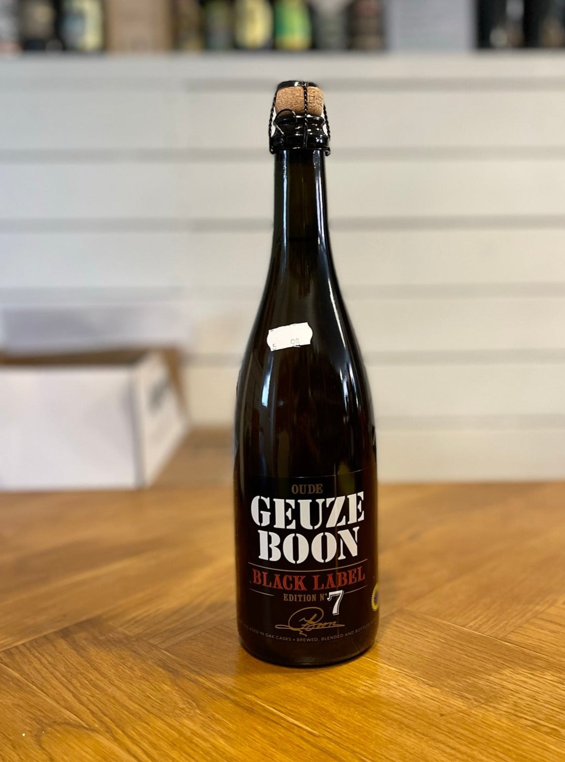 Brug Oude Geuze Boon Black Label Edition no.7 - 75cl, 7%, Lambic - Brouwerij Boon til en forbedret oplevelse