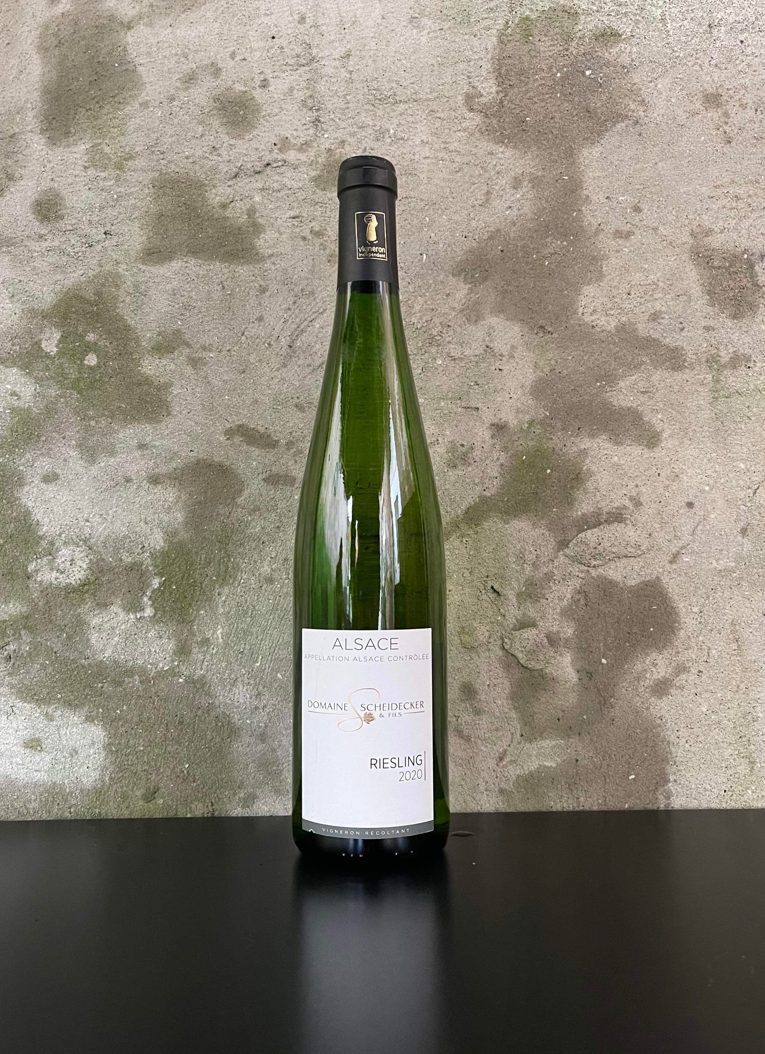 Brug Riesling 2020 (Demi-sec) - Halvtør hvidvin fra Scheidecker & Fils, Alsace til en forbedret oplevelse