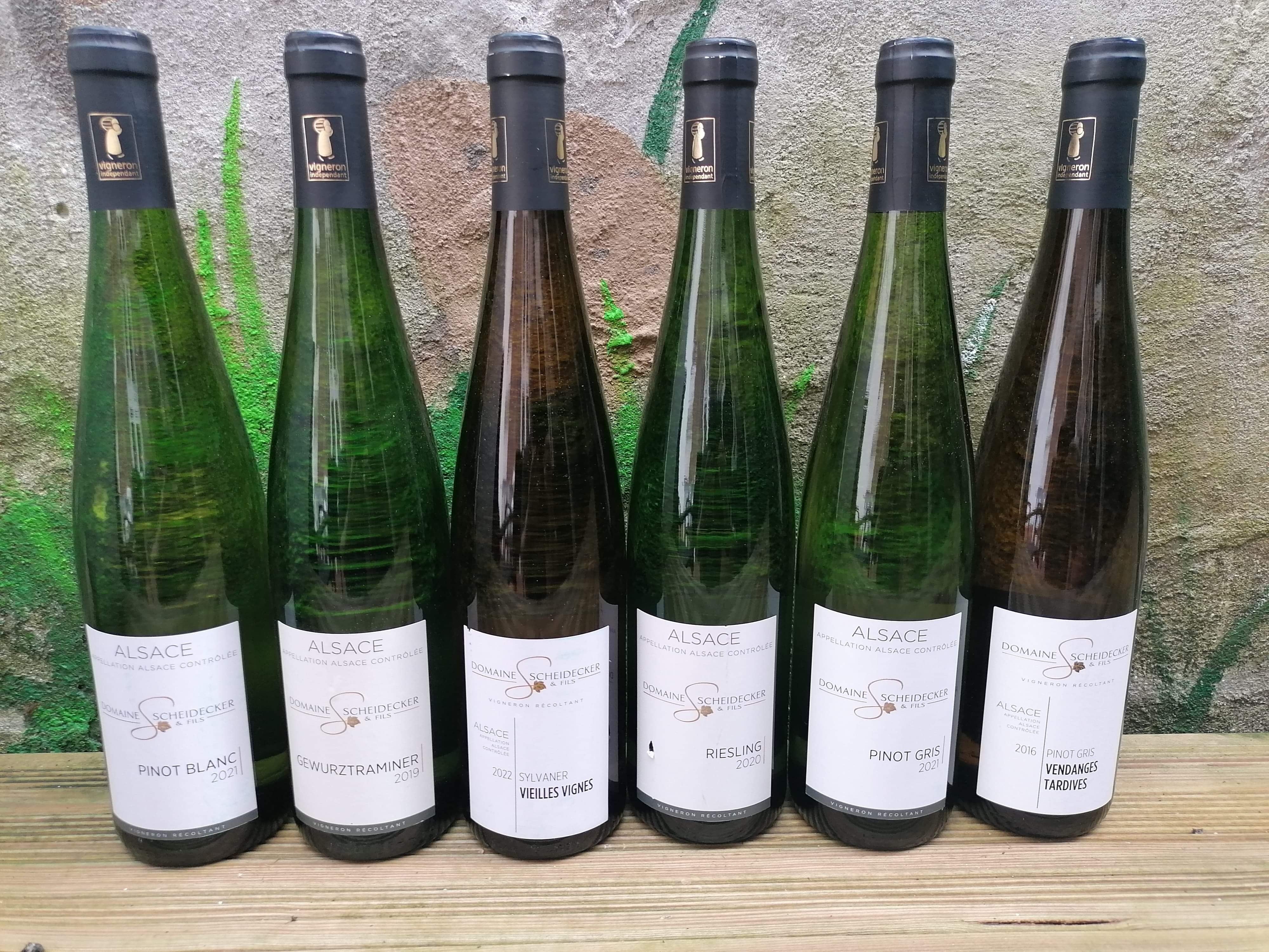 Billede af Alsace-smagekasse - Mix med 6 lækre hvidvine fra Domaine Scheidecker