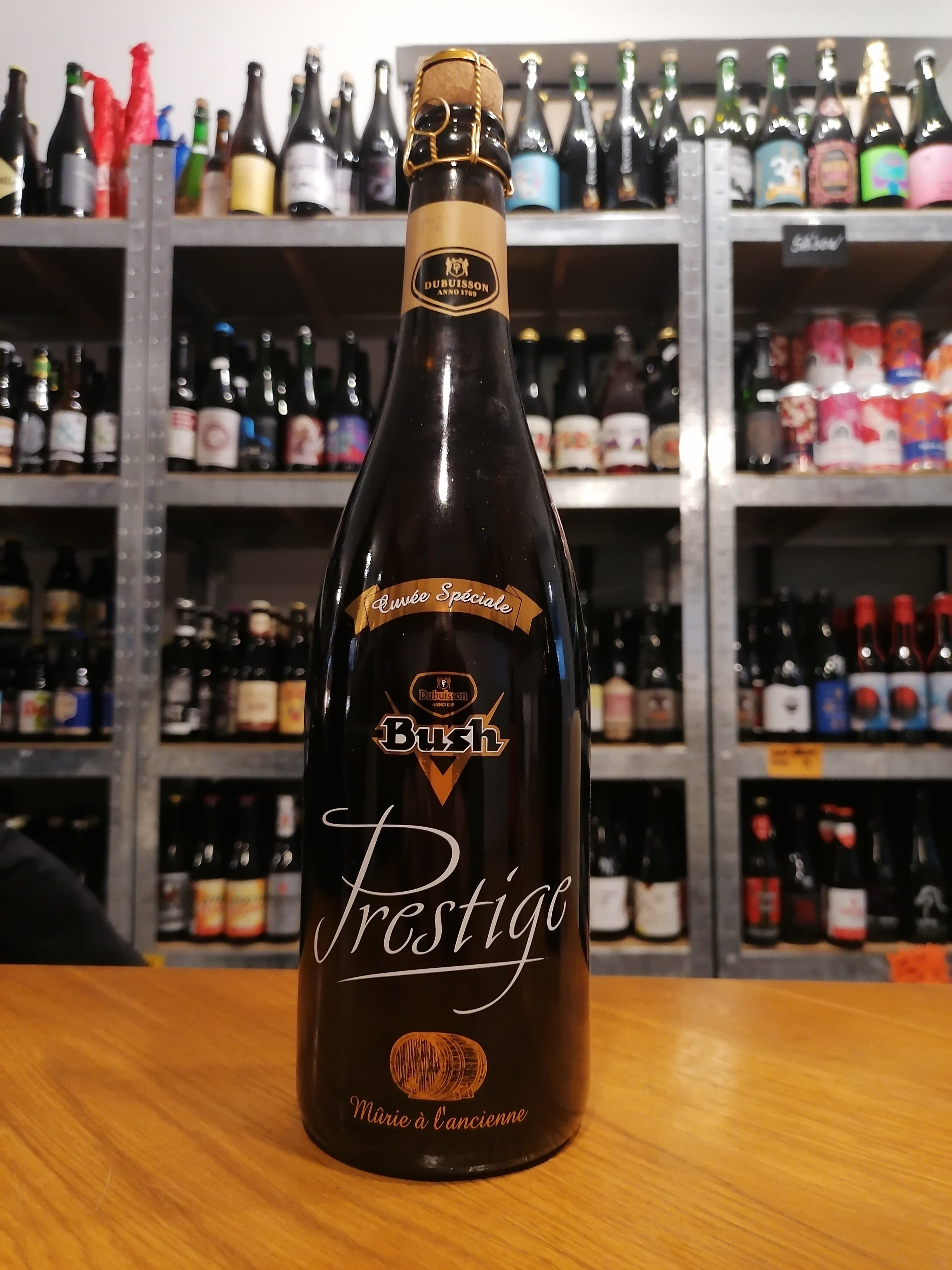 Brug Bush Prestige Cuvée Spéciale (Triple, 12.5%, 75cl) - Brasserie Dubuisson til en forbedret oplevelse