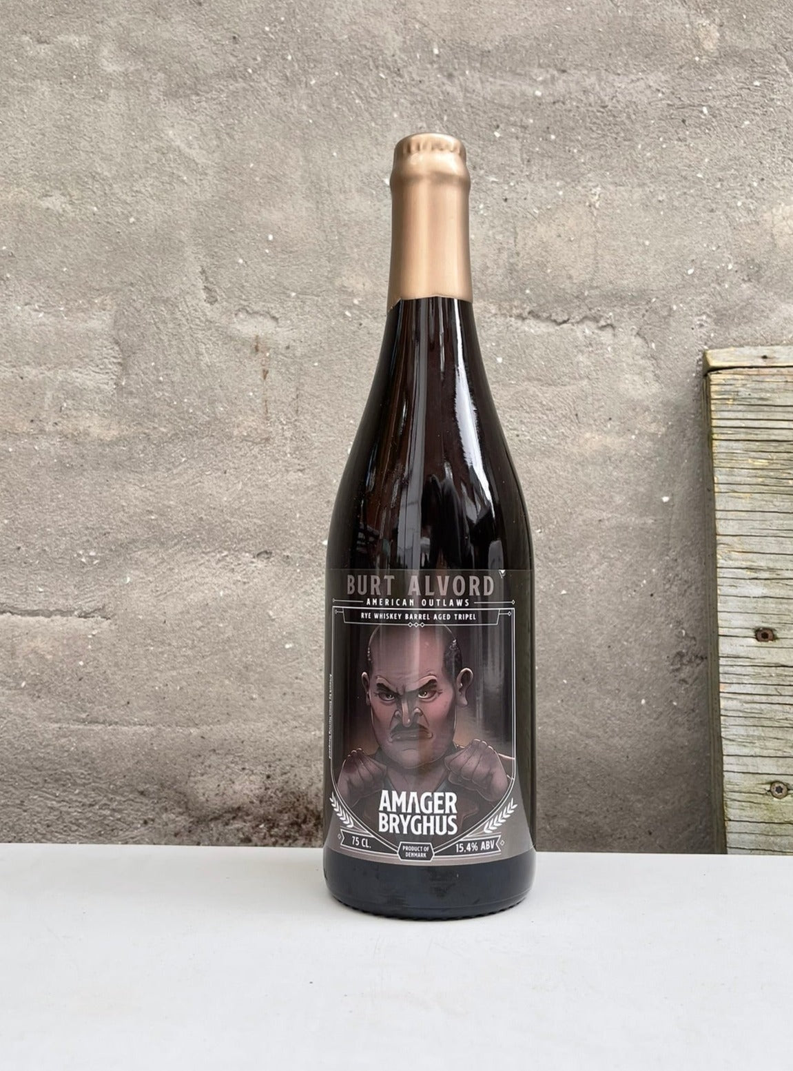 Billede af Burt Alvord - 75cl, 15,4%, Rye Whiskey Barrel Aged Triple - Amager Bryghus