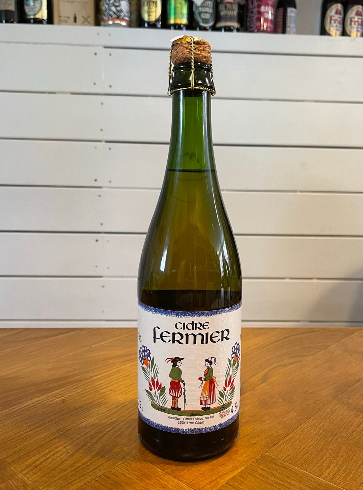 Billede af Cidre Fermier - 75cl, 4,5%, Cider - Cidrerie du Château de Lézergué