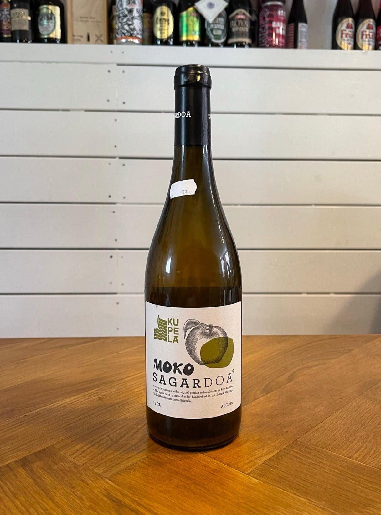 Brug Moko - 75cl, 6%, Cider - Kupela Sagardoa til en forbedret oplevelse