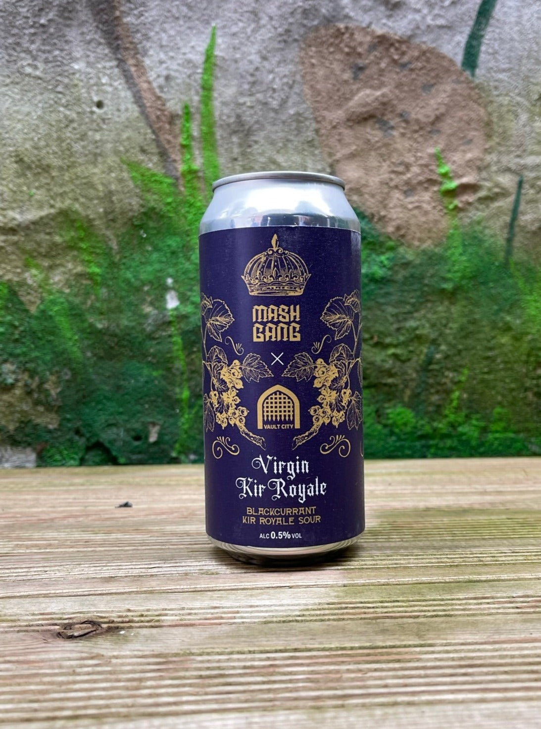 Billede af Virgin Kir Royale - 0,5%, 44cl, Alkoholfri Sour - Mash Gang X Vault City