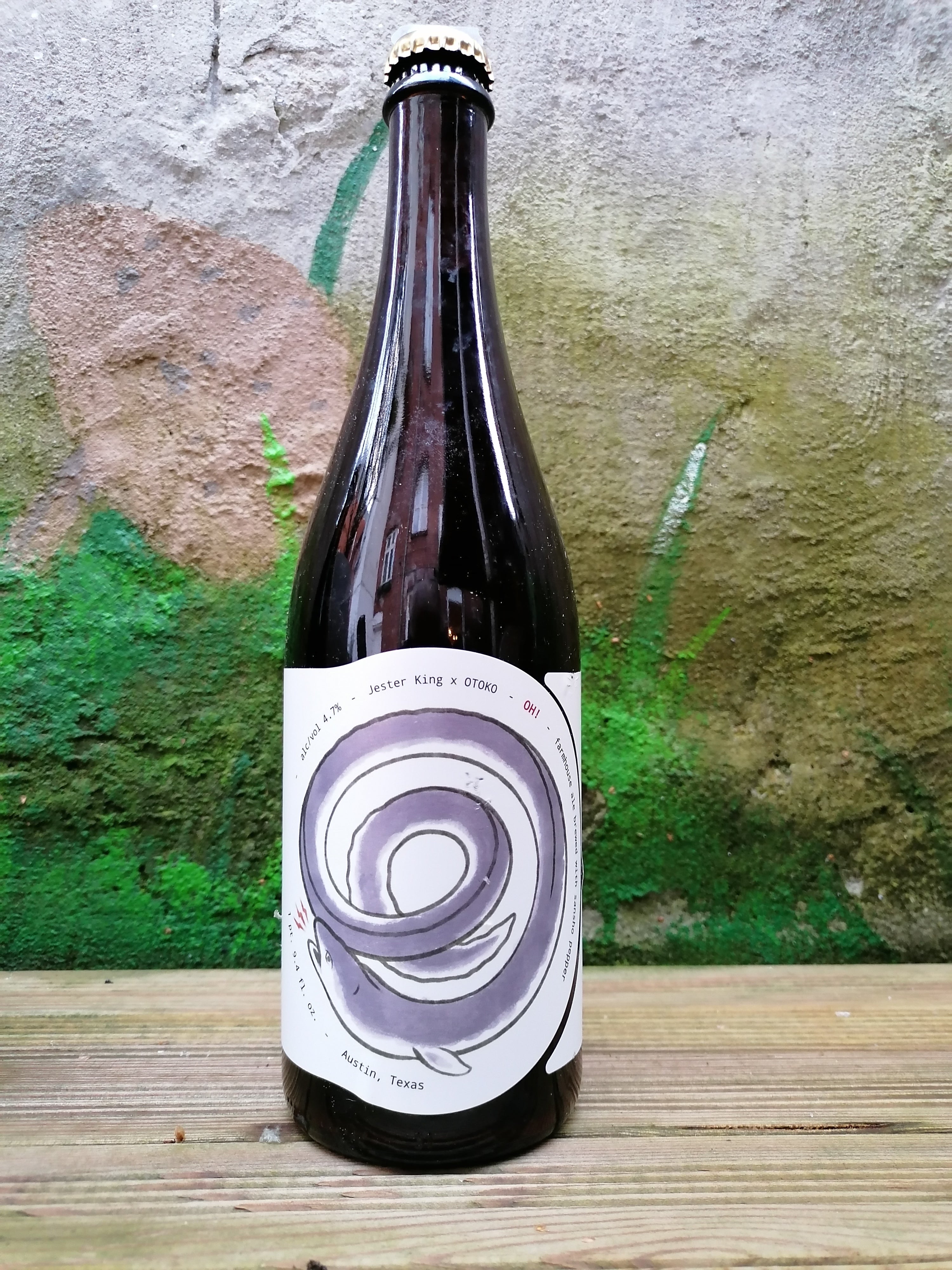 Se OH ! Farmhouse ale - 75 cl, 5,0% - Jester King hos Beershoppen.dk