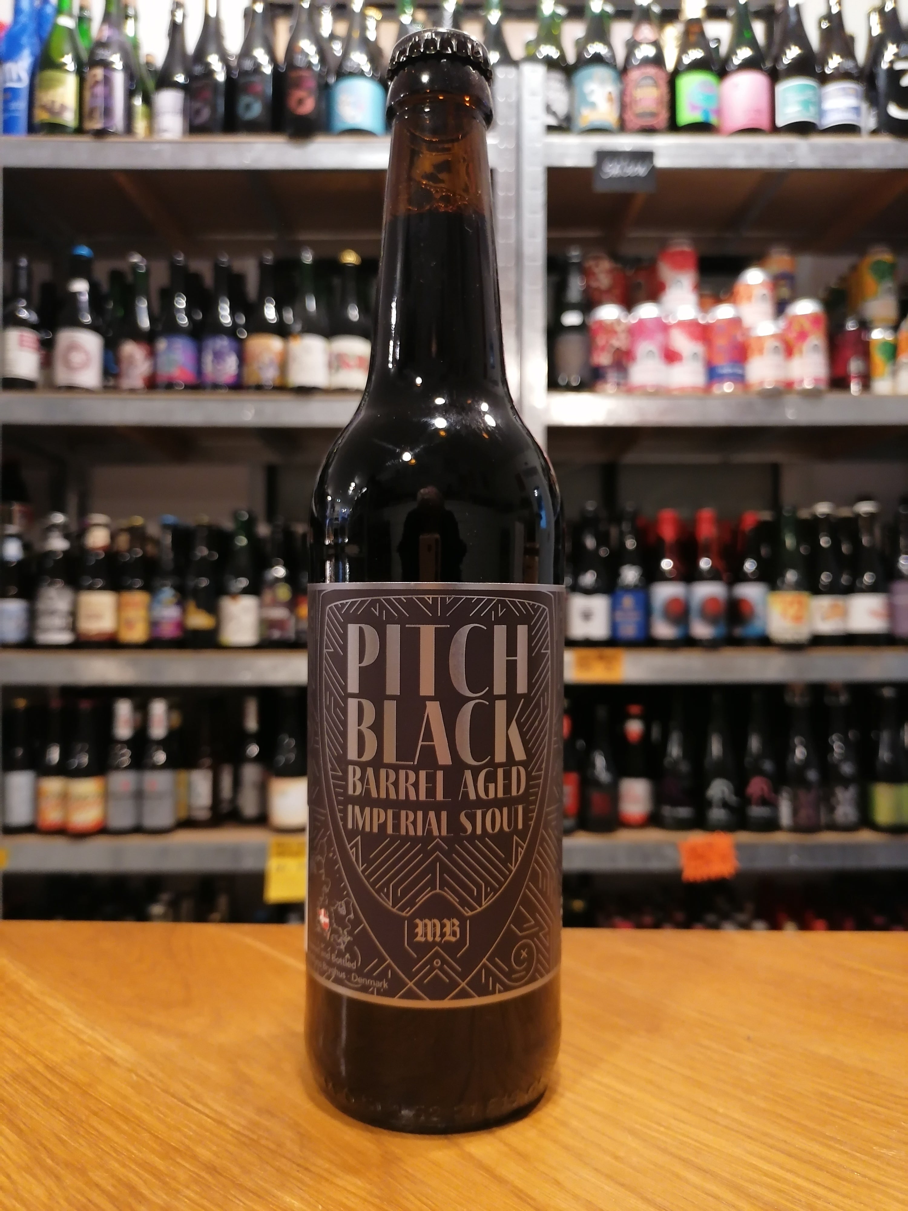 Billede af Pitch Black Barrel aged imperial stout- Midtfyns bryghus - 50cl 9,5%