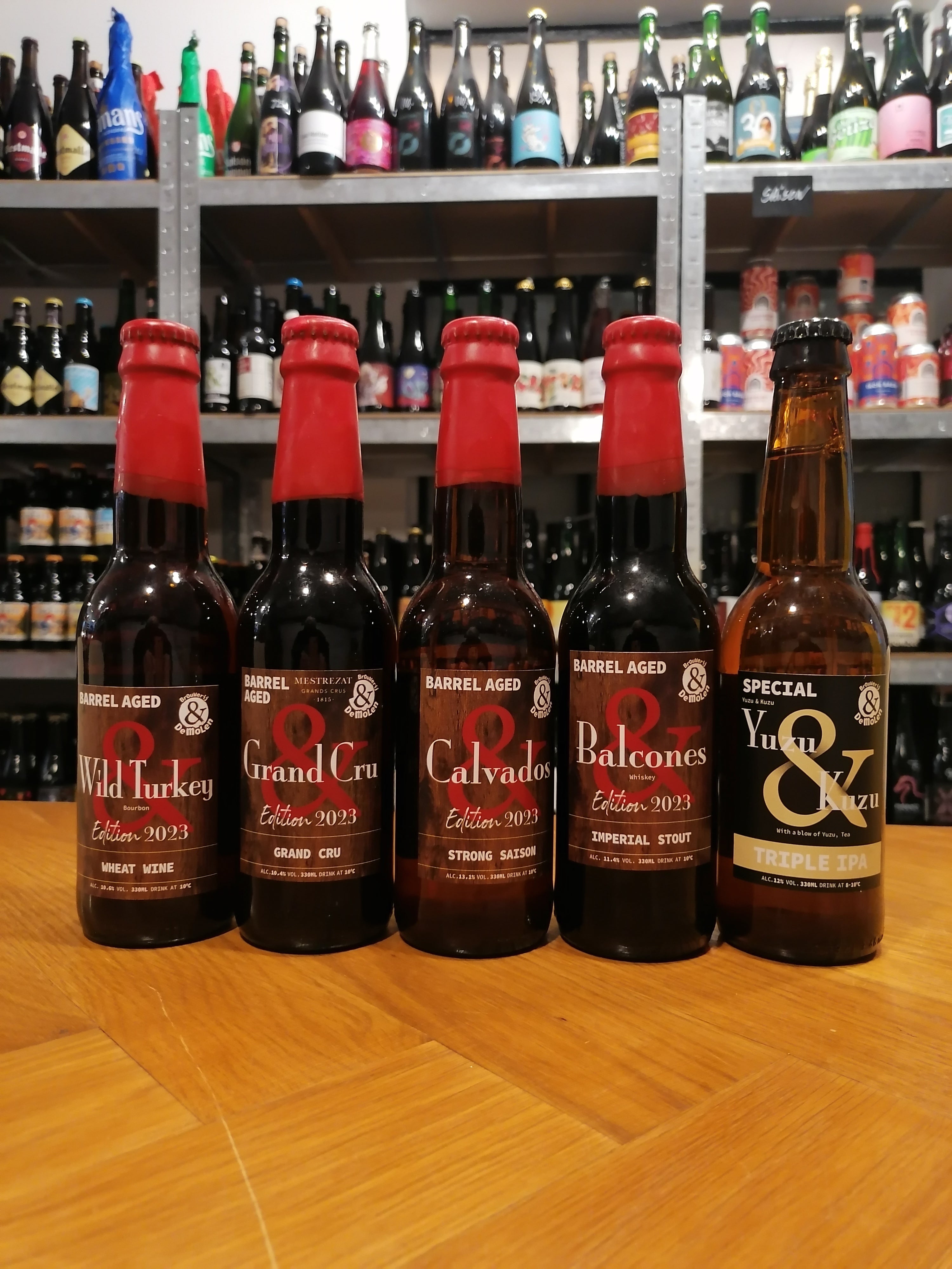 Billede af Luxus øl serie Brouwerij De Molen - 5 fl. af 33 cl